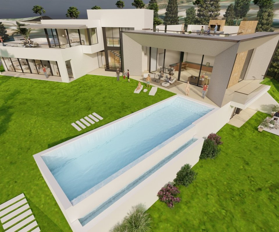 Plot with Project and license for a villa in Nueva Andalucía