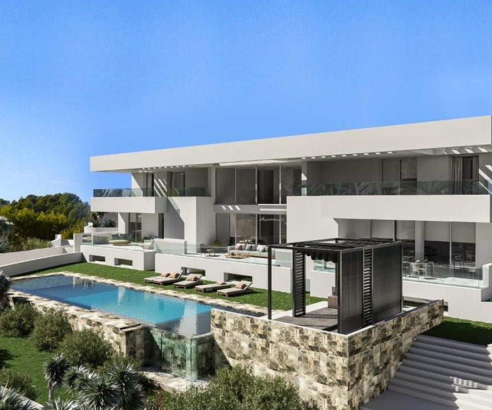 Neue, moderne und nach höchsten Standards gebaute Luxusvilla wird Ende 2023 fertig sein