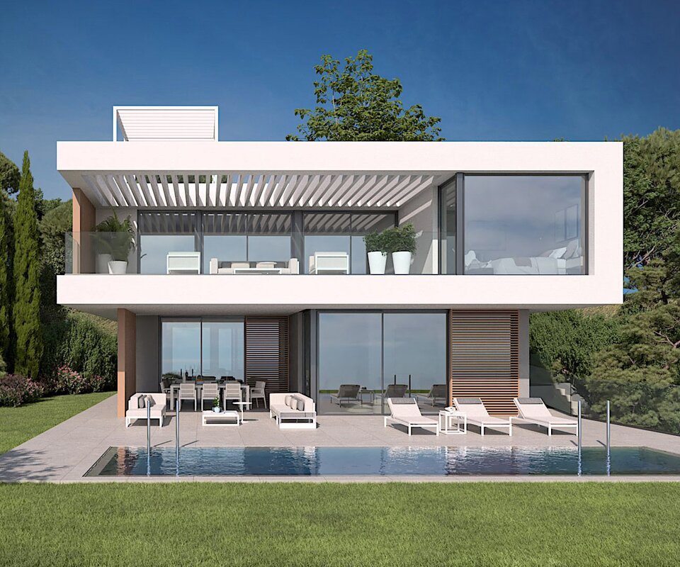 New project featuring seven contemporary villas in a private gated complex at the New Golden Mile