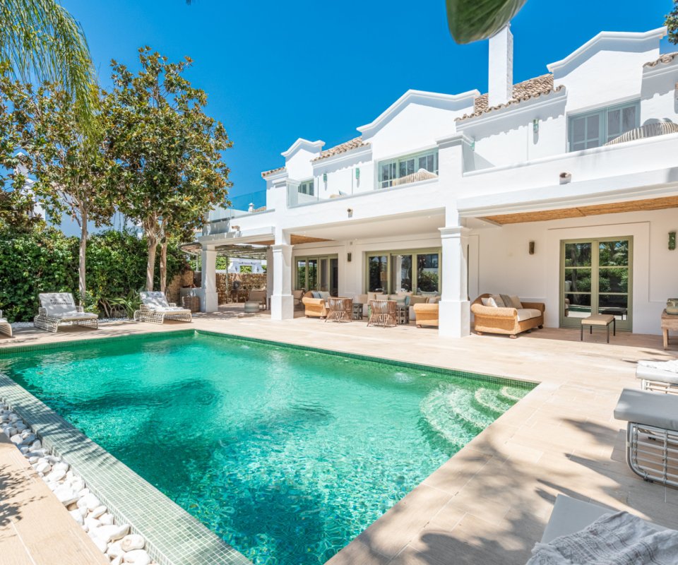 Luxury villa in the grounds of the Marbella Club hotel